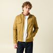 Veste col montant manches longues camel homme
