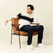 Pull manches longues fabriqué en France ecru homme