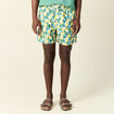 Short de bain bleu gris homme