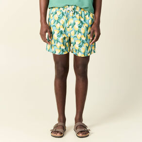 Short de bain bleu gris homme