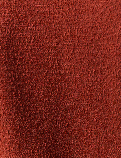 Polo manches courtes marron cognac homme