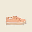 Espadrilles plateformes orange foncé femme