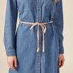 Robe en jean éco-responsable denim bleach femme