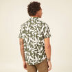Chemise manches courtes vert kaki homme