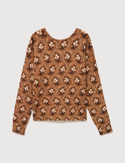 Gilet &agrave; manches longues bordeaux femme