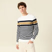 Pull éco-responsable ecru homme