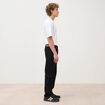 Jeans straight longueur 32 denim noir homme
