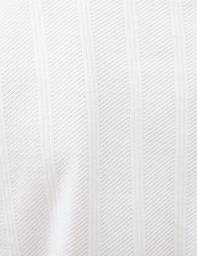 T-shirt en coton manches courtes blanc homme