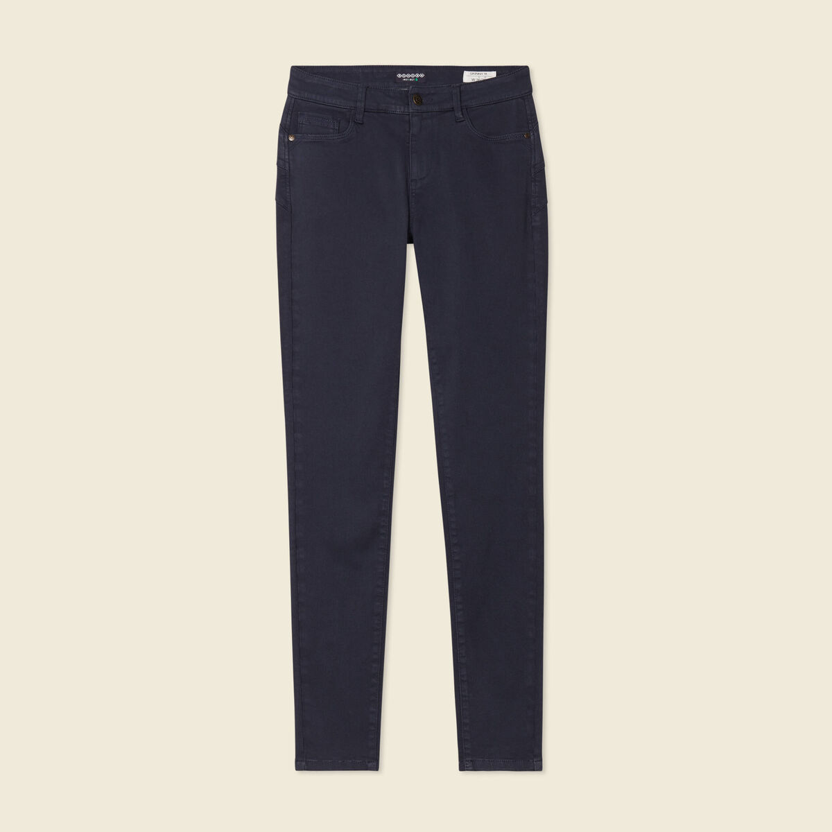Pantalon Audrey - skinny push up bleu marine femme