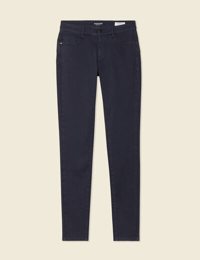 Pantalon Audrey - skinny push up bleu marine femme