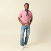 T-shirt manches courtes vieux rose homme