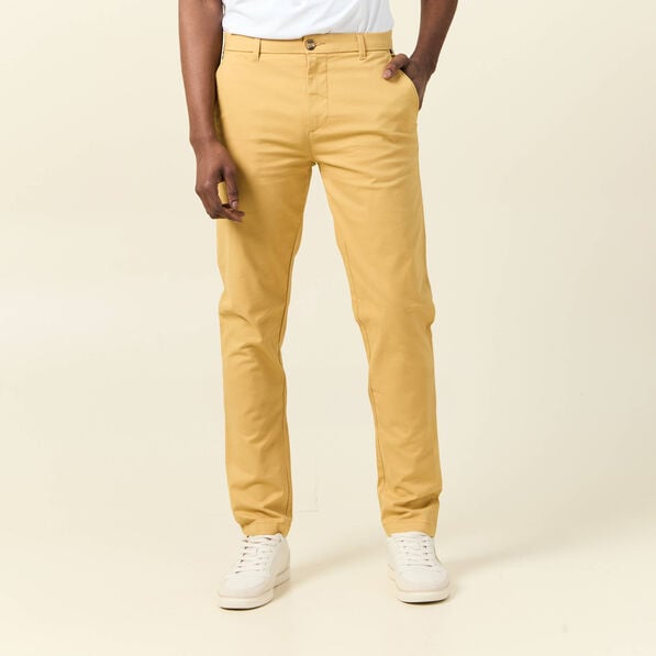 pantalon slim instinct chino beige homme Pantalon slim Instinct chino beige homme