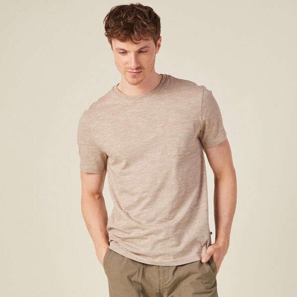 t shirt manches courtes marron fonce homme T-shirt manches courtes marron foncé homme