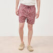 Maillot de bain avec broderie doubl&eacute; vieux rose homme