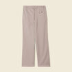 Pantalon large avec pinces gris femme