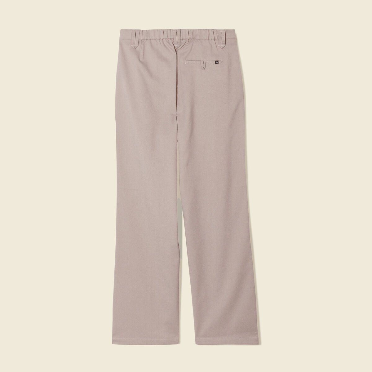 Pantalon large avec pinces gris femme