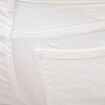 Jeans girlfriend taille haute denim blanc femme