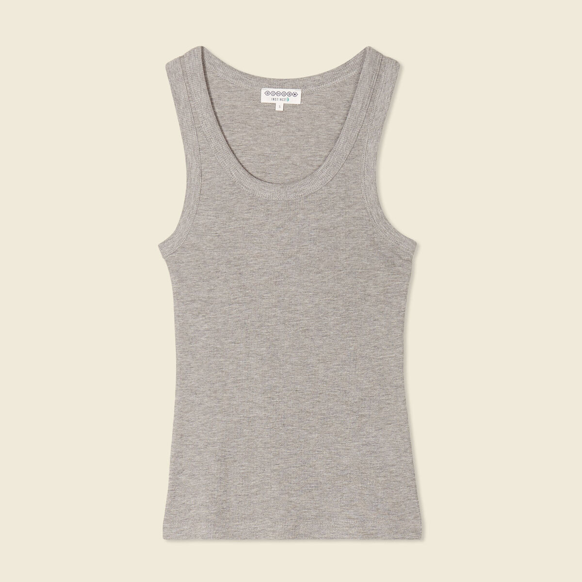 Débardeur éco-responsable gris femme