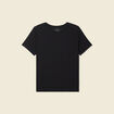 T-shirt manches courtes noir femme