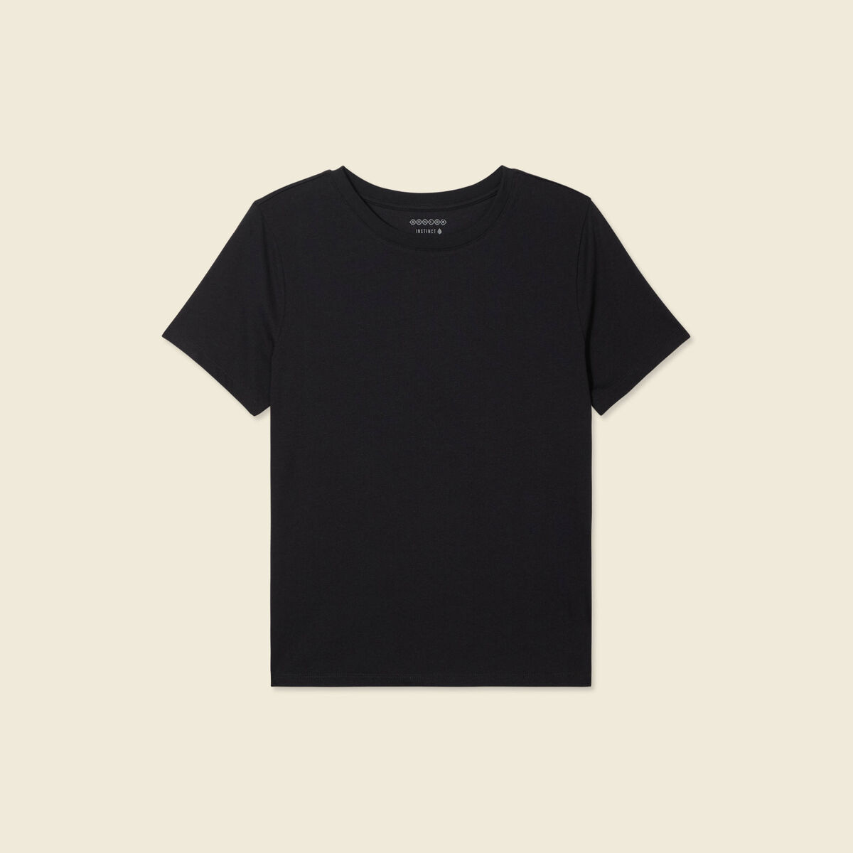 T-shirt manches courtes noir femme
