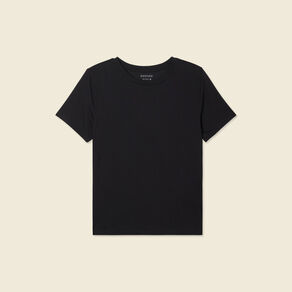 T-shirt manches courtes noir femme