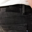 Jeans slim 5 poches longueur 32 denim noir homme