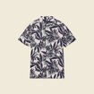 Chemise manches courtes bleu homme