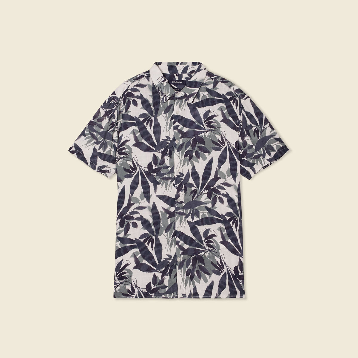 Chemise manches courtes bleu homme