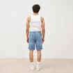 Bermuda en jeans denim stone homme