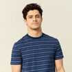 T-shirt manches courtes bleu marine homme