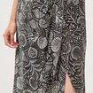 Jupe fluide noir femme