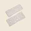 Mitaines sequins gris femme