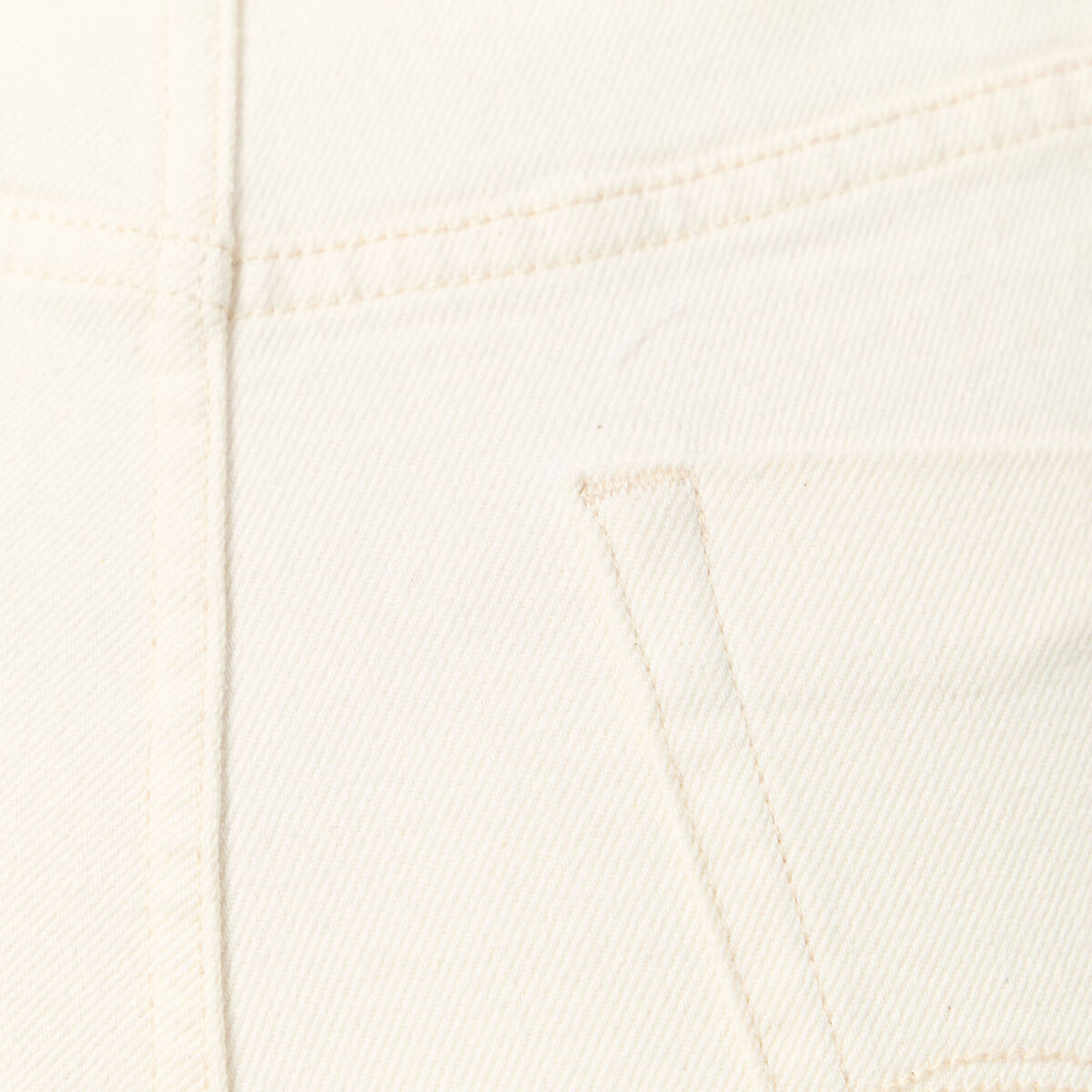 Jeans mom 7/8ème ecru femme
