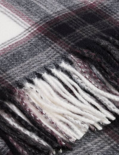 Plaid ecru homme