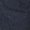 Jupe-short droite en jean denim brut rinse femme