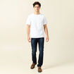 Jeans éco-responsable straight denim brut homme