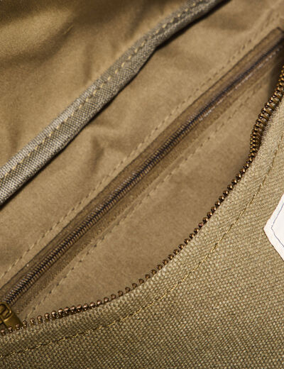 Sac banane taupe homme