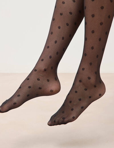 Collants fantaisie noir femme
