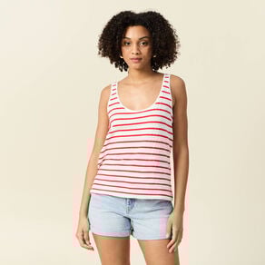 debardeur sans manches rouge femme Débardeur sans manches rouge femme