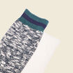 Lot 2 paires chaussettes vert foncé homme