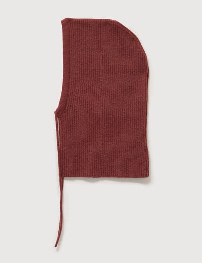 Cagoule marron cognac femme