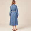Robe en jean éco-responsable denim bleach femme