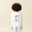 Pull col rond Atelier Beguin x Bonobo ecru femme