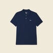 Polo manches courtes bleu marine homme