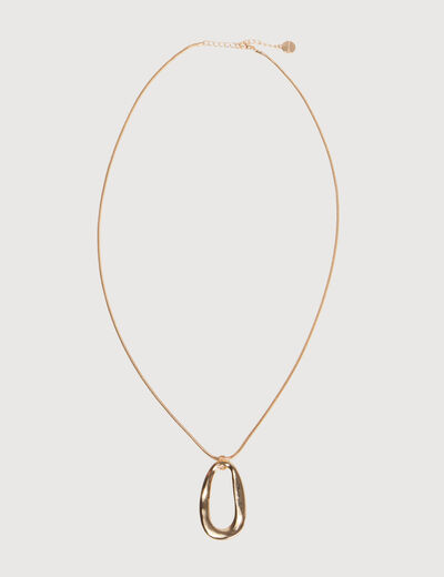 Collier couleur or femme