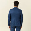 Veste blazer cintré bleu foncé homme
