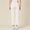 Pantalon éco-responsable denim blanc femme