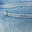 Jeans straight denim dirty femme