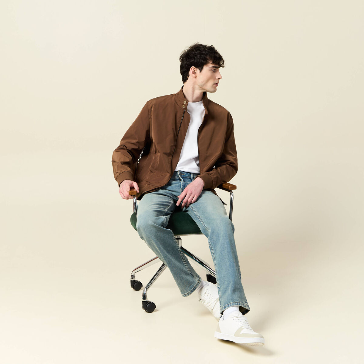 Jeans straight denim dirty homme