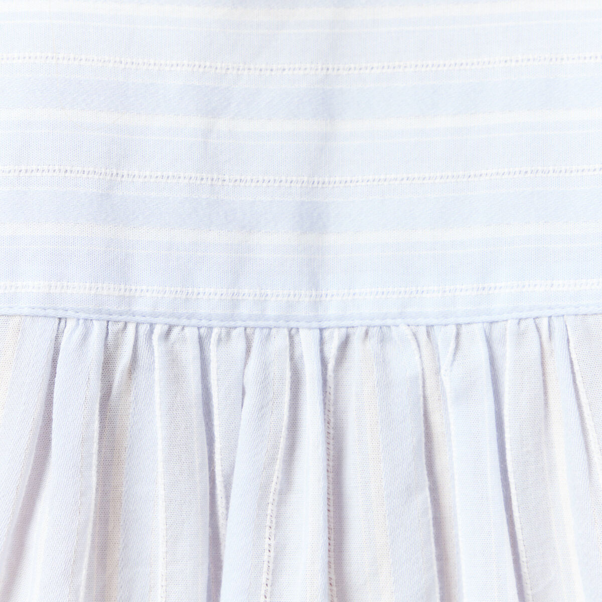 Blouse manches longues bleu ciel femme